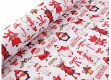 Baumwolle - Weihnachtstiere